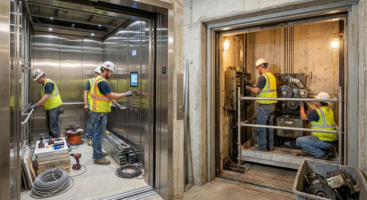 بازسازی آسانسور